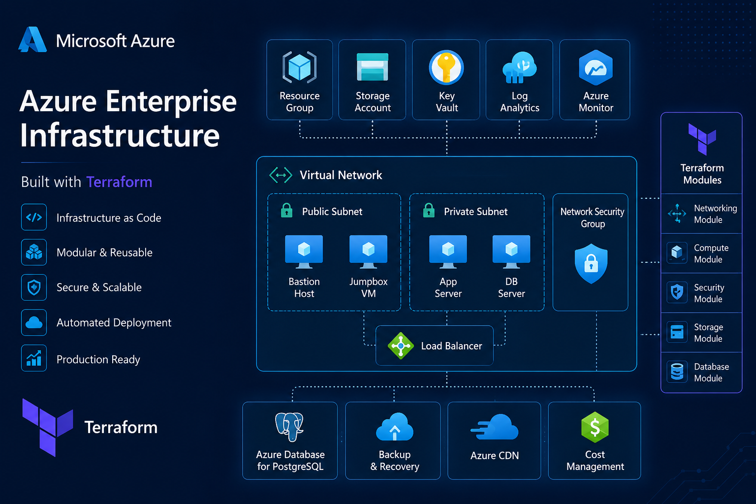 Azure Enterprise Infrastructure with Terraform